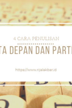 Klitik kata depan dan awalan dan partikel