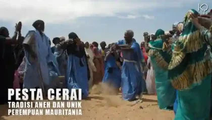 Setelah di Cerai Pesta Meriah Wanita Mauritania Pesta Meriah Setelah di Cerai. Tradisi Pesta Cerai Wanita Mauritania