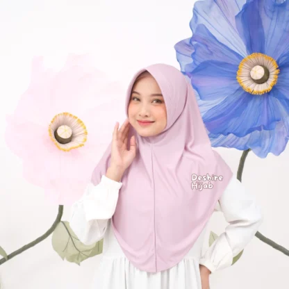 Bergo Hamidah Menutup Dada Size (M) | Hijab Sport Menutup Dada Jersey Premium