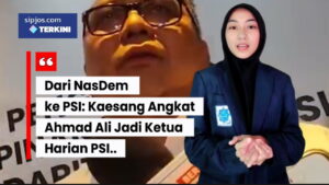 Dari Partai Nasdemn Kini Gabung PSI dan Jadi Ketua Harian, Ahmad Ali Mengaku Belum Pamitan ke Surya Paloh
