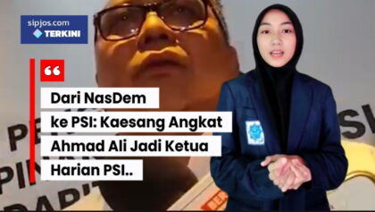 Dari Partai Nasdemn Kini Gabung PSI dan Jadi Ketua Harian, Ahmad Ali Mengaku Belum Pamitan ke Surya Paloh
