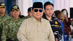 Presiden Prabowo Pimpin Upacara HUT ke-80 TNI di Monas