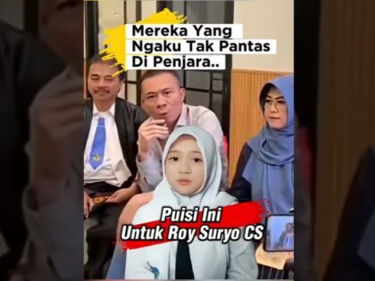 Roy Suryo, Puisi Ini Untuk Roy Suryo, untuk Roy Suryo CS, Puisi Viral Roy Suryo