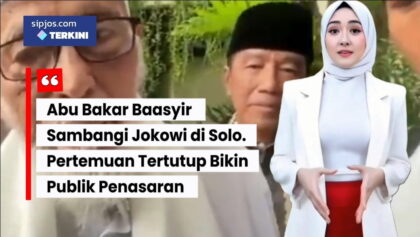 Abu Bakar Baasyir Sambangi Jokowi di Solo, Bahas Nasihat Apa?