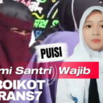 sipjos.com - BoikotTRANS7! Santri Wajib BoikotTRANS7, Kami Tidak Akan Diam Saat Kiai Dihina, Puisi BoikotTRANS7