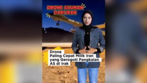 Drone siluman Iran Hadid-110, Drone Paling Cepat Milik Iran yang Gerogoti Pangkalan AS di Irak