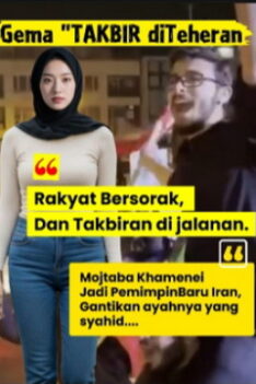 Gema Takbir Usai Mojtaba Khamenei Jadi Pemimpin Iran - Takbir Di Teheran Mojtaba Khamenei Jadi Pemimpin Iran