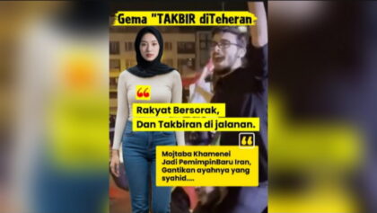 Gema Takbir Usai Mojtaba Khamenei Jadi Pemimpin Iran - Takbir Di Teheran Mojtaba Khamenei Jadi Pemimpin Iran