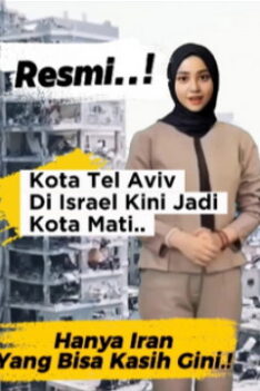 Hanya Iran Yang Bisa! Kota Tel Aviv Di Israel Kini Jadi Kota Mati