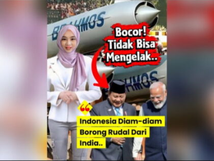 Indonesia Beli Rudal Supersonik BrahMos dari India. Diam-diam Indonesia Sudah Beli Rudal Supersonik BrahMos dari India