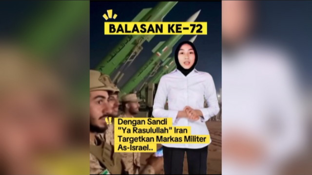 Iran Luncurkan Balasan Ke-72 Dengan Sandi Ya Rasulullah