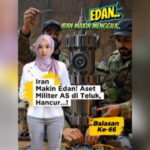 Iran Luncurkan Serangan ke-66: Iran Kirim Rudal ke Aset Militer AS di Teluk. Makin edan-edanan balasan kali ini