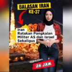 Iran Ratakan Pangkalan Militer Amerika Dan Israel Sekaligus Dalam Balasan Iran Gelombang Ke 37