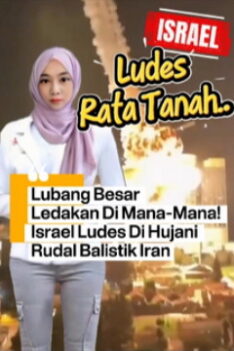 Israel Porak-poranda! Penampakan Terkini Israel Rata Tanah Usai Tel Aviv Dihantam Rudal Balistik Iran