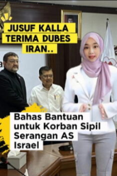 Jusuf Kalla Terima Dubes Iran, Bahas Bantuan untuk Korban Sipil Serangan AS-Israel
