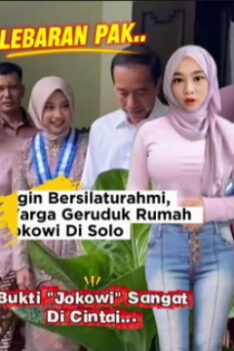 Kediaman Jokowi di Solo Diserbu Warga yang Ingin Bersilaturahmi