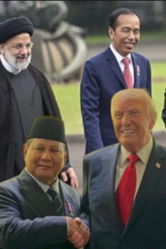 Prabowo Terpampang di Baliho Tel Aviv, Netizen: Jokowi Dulu Malah ke Iran, Prabowo Jadi Pajangan di Israel
