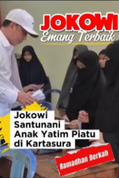 Ramadhan Berkah! Jokowi Beri Santunan Ke Anak Yatim - Jokowi Santuni Anak Yatim Piatu Di Kartasura