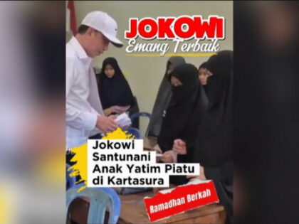 Ramadhan Berkah! Jokowi Beri Santunan Ke Anak Yatim - Jokowi Santuni Anak Yatim Piatu Di Kartasura