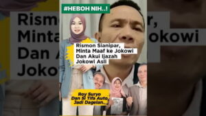 Rismon Sianipar Minta Maaf ke Jokowi Usai Dapat Temuan Baru Dan Nyatakan Ijazah Jokowi Asli