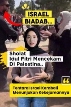 Sholat Idul Fitri Mencekam Di Palestina, Tentara Israel Lempar Gas Airmata Bubarkan Jemaah di Masjid Al-Aqsa Pakai Cara Ini