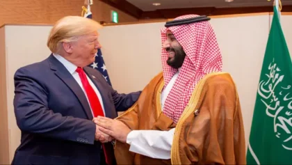 Trump Olok-olok Putra Mahkota Saudi di Miami. Trump Sebut MBS Penjilat di Depan Forum Investor Saudi