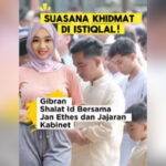 Wapres Gibran Shalat Id Bersama Jan Ethes dan Jajaran Kabinet