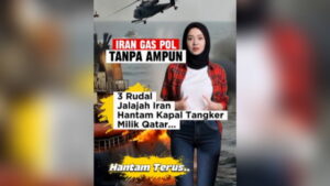 3 Rudal Jelajah Iran Hantam Kapal Tanker Qatar
