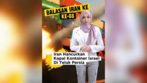 Balasan Iran ke-88, Rudal Iran Hancurkan Kapal Israel di Teluk Persia