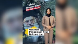 Dubes Iran Terharu! Gambar Ali Khamenei Hiasi Bak Truk Indonesia
