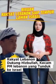 Dukung Hisbullah, Ribuan Rakyat Lebanon Turun Kejalan Kecam PM Lebanon Yang Tunduk Ke Israel