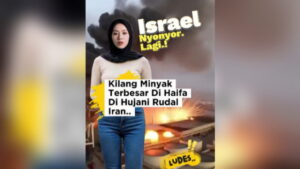 Kilang Minyak Terbesarnya di Haifa Dihujani Rudal Iran. Kilang Minyak Terbesar Israel Ludes