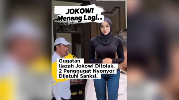 Jokowi Menang Lagi! Gugatan Ijazah Jokowi Ditolak, 2 Penggugat Dijatuhi Sanksi