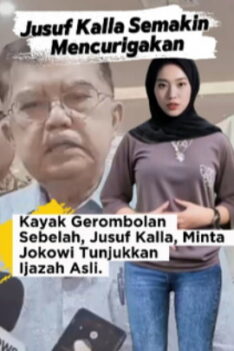 Gelagat Jusuf Kalla, Bikin Netizen Curiga! Rismon di Laporkan JK ke Polisi, Atas Tudingan Danai Isu Ijazah Jokowi