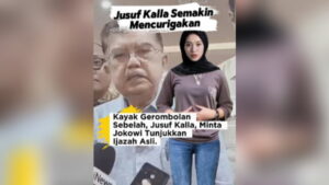 Gelagat Jusuf Kalla, Bikin Netizen Curiga! Rismon di Laporkan JK ke Polisi, Atas Tudingan Danai Isu Ijazah Jokowi