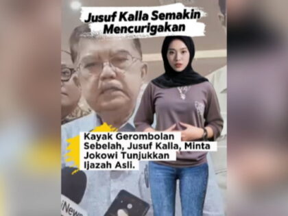 Gelagat Jusuf Kalla, Bikin Netizen Curiga! Rismon di Laporkan JK ke Polisi, Atas Tudingan Danai Isu Ijazah Jokowi