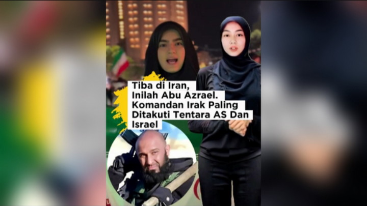 Komandan Irak Abu Azrael. Tiba di Iran, Inilah Abu Azrael. Komandan Irak Paling Ditakuti Tentara AS Dan Israel
