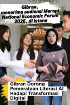 Wapres Gibran Rakabuming menerima audiensi Merapi National Economic Forum 2026 di Istana Wakil Presiden