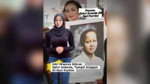 Pesona Istri Gibran Selvi Ananda Di Hari Kartini - Istri Gibran di Hari Kartini Tampil Anggun