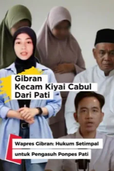 Kiai Cabul Pati Wapres Gibran Tegas: Proses Hukum Harus Tegas, Transparan Dan Adil - Gibran Kecam Kiai Cabul Pati