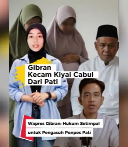 Kiai Cabul Pati Wapres Gibran Tegas: Proses Hukum Harus Tegas, Transparan Dan Adil - Gibran Kecam Kiai Cabul Pati