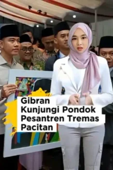 Gibran Kunjungi Pondok Pesantren - Wakil Presiden Gibran Rakabuming Raka Kunjungi Pondok Pesantren Tremas Pacitan