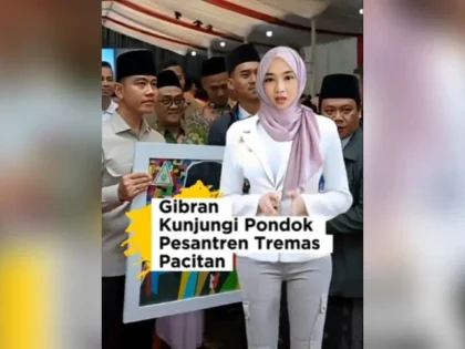 Gibran Kunjungi Pondok Pesantren - Wakil Presiden Gibran Rakabuming Raka Kunjungi Pondok Pesantren Tremas Pacitan