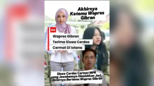 Siswa Cerdas Cermat MPR yang Jawabannya Disalahkan Juri Akhirnya Bertemu Wapres Gibran Di Istana