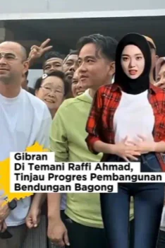 Gibran Tinjau Progres Pembangunan Bendungan Bagong - Gibran Di Temani Raffi Ahmad, Tinjau Progres Pembangunan