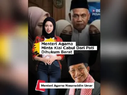 Menteri Agama Minta Kiai Cabul Dari Pati Dihukum Berat - Menteri Agama Nasaruddin, Minta Kiai Cabul Dari Pati Dihukum Berat