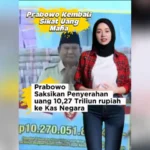 Penyerahan Uang 10,27 Triliun Rupiah Ke Kas Negara - Prabowo Saksikan Penyerahan Uang 10,27 Triliun Rupiah Ke Kas Negara