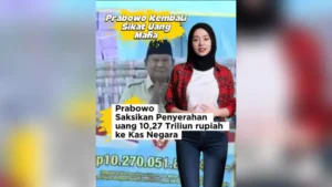 Penyerahan Uang 10,27 Triliun Rupiah Ke Kas Negara - Prabowo Saksikan Penyerahan Uang 10,27 Triliun Rupiah Ke Kas Negara
