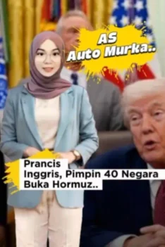 AS Murka Siap Sanksi Sekutu Prancis Dan Inggris Pimpin 40 Negara Buka Hormuz, AS Murka Siap Sanksi