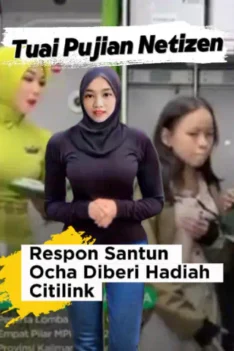 Reaksi Santun Ocha Dapat Hadiah Dari Citilink di Dalam Pesawat - Tuai Pujian Netizen! Begini Reaksi Ocha
